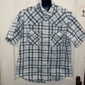 Pearl snap Wrangler button up